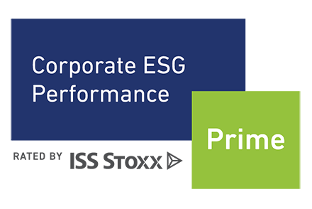 ESG-Nachhaltigkeitsrating: Prime-Bewertung für Corporate ESG Performance, vergeben von ISS Stoxx