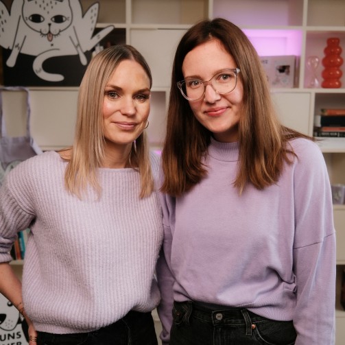 Die Gründerinnen Saskia te Kaat und Madeline Metzsch