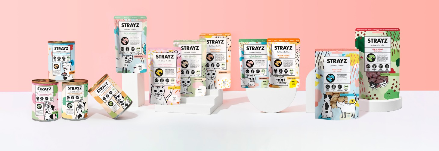 Strayz Snacks und Futter für Katzen