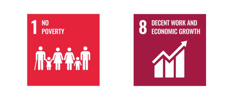 SDGs IBB Group: 1 - No poverty // 8 - Decent work and economic growth
