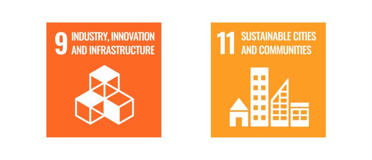 SDGs IBB Group: 9 - Industry, innovation and infrastructure & 11 - Sustainable cities and communities