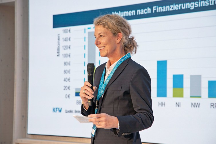 Harriet Wirth, Direktorin Individualfinanzierung Banken & LFI der KfW Bankengruppe Impressionen vom IBB Capital Sommerfest 2023: "IBB Capital meets Partner & Friends"