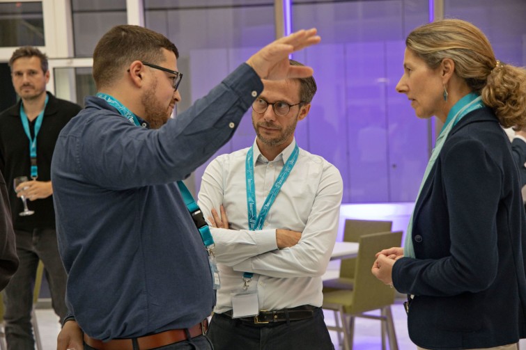 Jannik de Winter (Prop Tech1), Emanuel Heisenberg (CEO & Gründer ecoworks), Sabine von Dobschütz (Finanzierungsspezialistin IBB Capital GmbH) Impressionen vom IBB Capital Sommerfest 2023: "IBB Capital meets Partner & Friends"